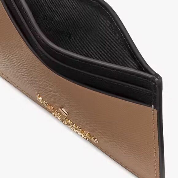 Kate Spade ♠️ Madison Small Slim Card Holder Toasted Hazelnut Multi 
NWT - Picture 4 of 7